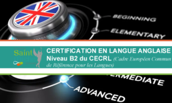 Certification en langue anglaise - niveau B2 du CE