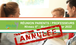 Reunion parents-professeurs 6d