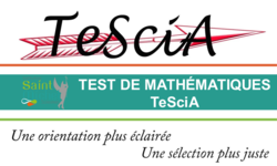 Test de Mathematiques TeSciA