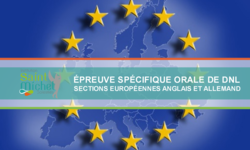 preuve specifique orale de DNL n sections europeen